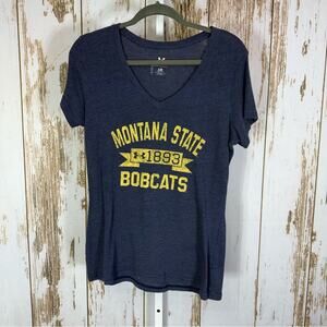 Under Armour Legacy, Montana State Bobcats, Women's Short Sleeve Tee. Size Large